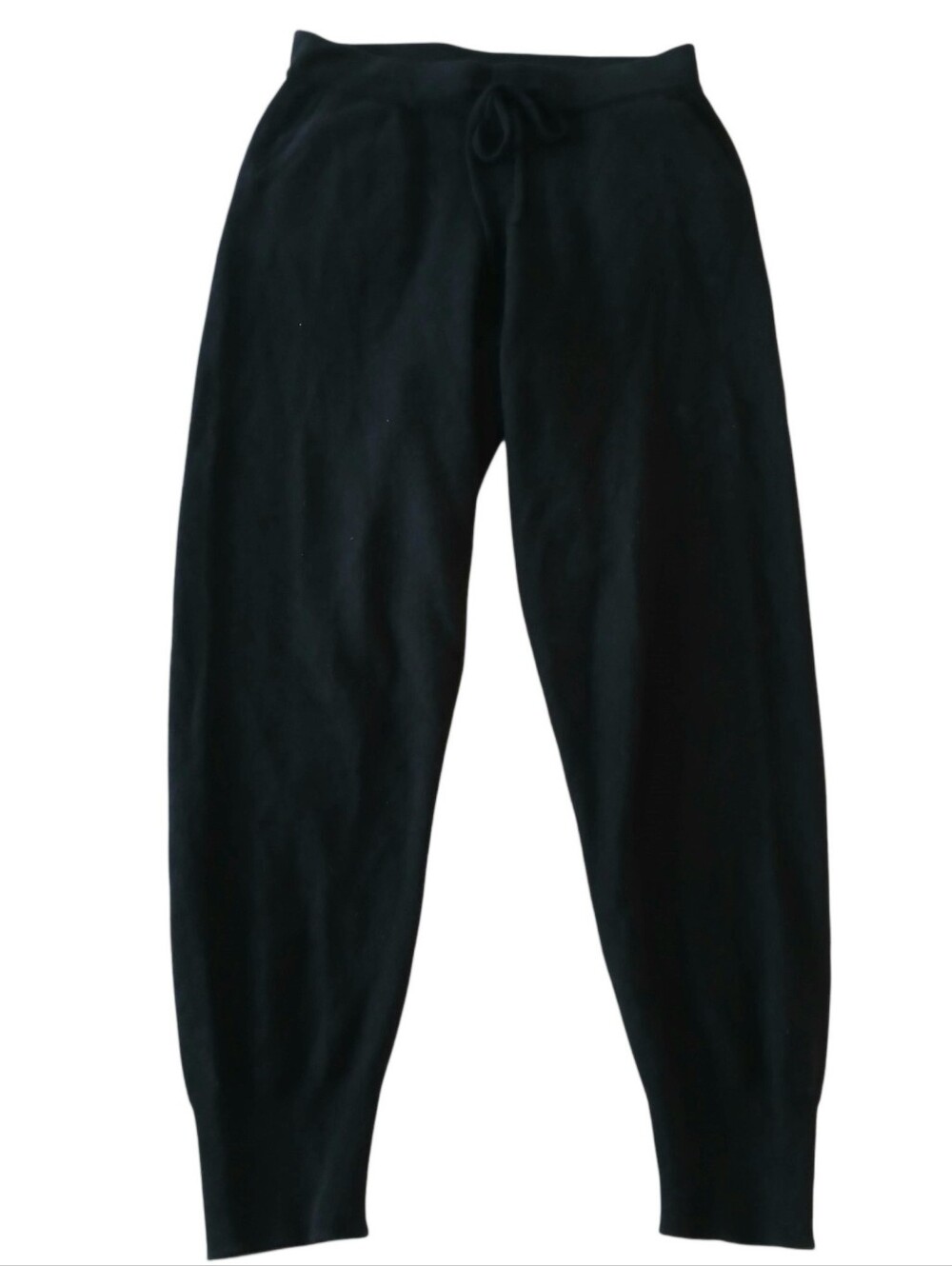 The Cashmere Project 100% Cashmere Joggers M Black Soft Quiet Luxury Loungewear